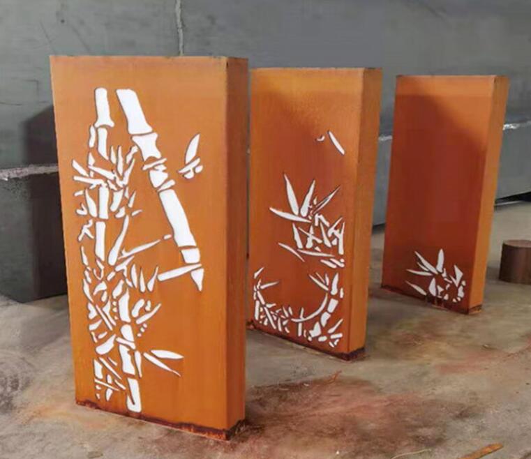 肥东锈钢板灯箱