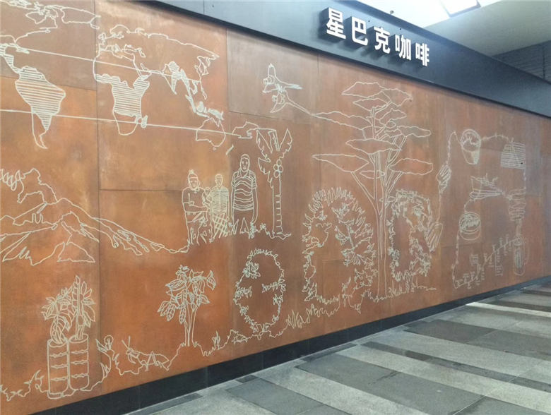 肥东耐候钢幕墙